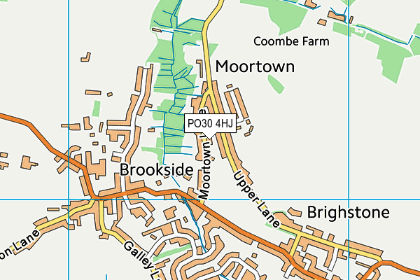 PO30 4HJ map - OS VectorMap District (Ordnance Survey)