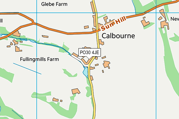 PO30 4JE map - OS VectorMap District (Ordnance Survey)