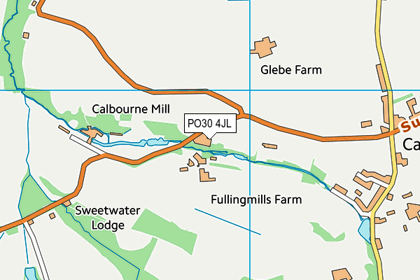 PO30 4JL map - OS VectorMap District (Ordnance Survey)