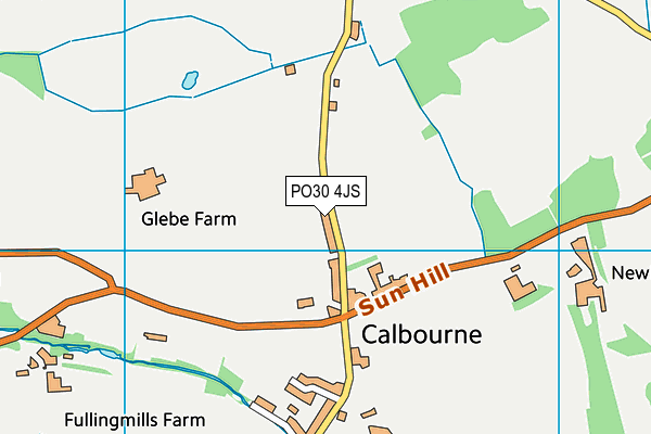 PO30 4JS map - OS VectorMap District (Ordnance Survey)