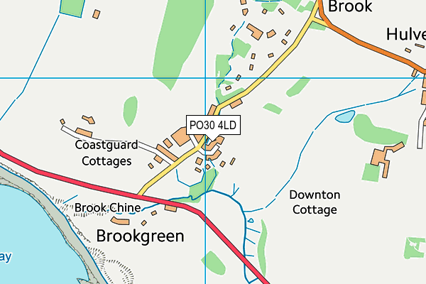 PO30 4LD map - OS VectorMap District (Ordnance Survey)