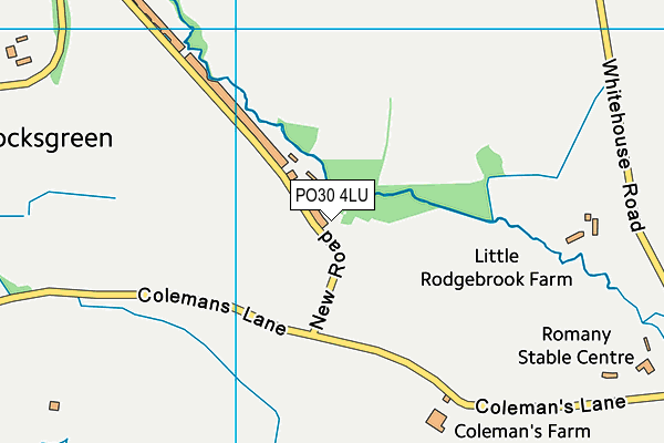 PO30 4LU map - OS VectorMap District (Ordnance Survey)