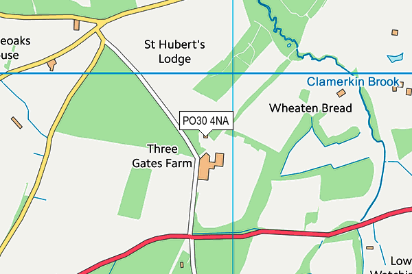 PO30 4NA map - OS VectorMap District (Ordnance Survey)