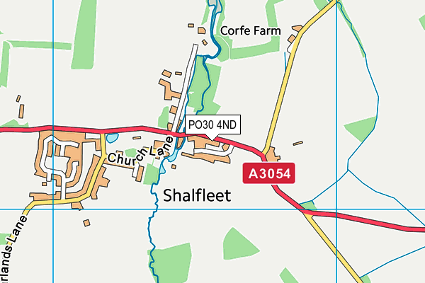 PO30 4ND map - OS VectorMap District (Ordnance Survey)