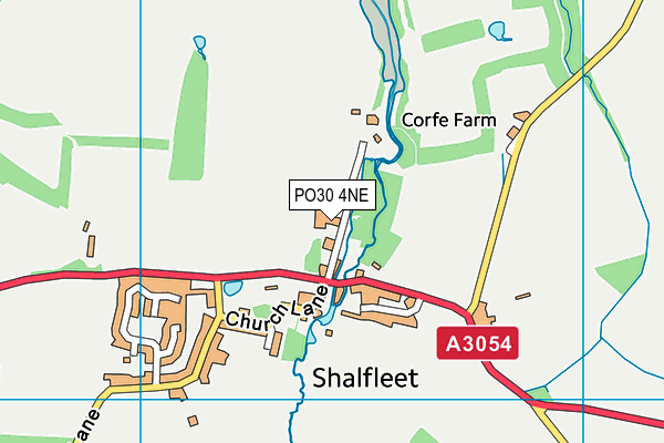 PO30 4NE map - OS VectorMap District (Ordnance Survey)