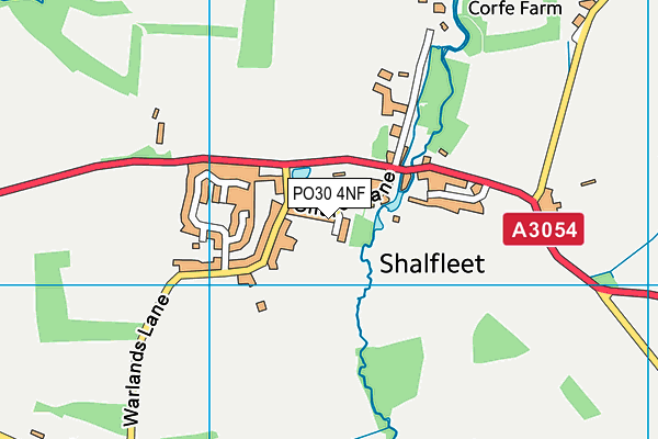 PO30 4NF map - OS VectorMap District (Ordnance Survey)