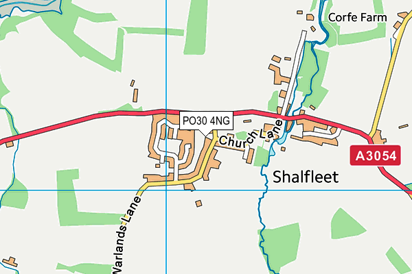 PO30 4NG map - OS VectorMap District (Ordnance Survey)