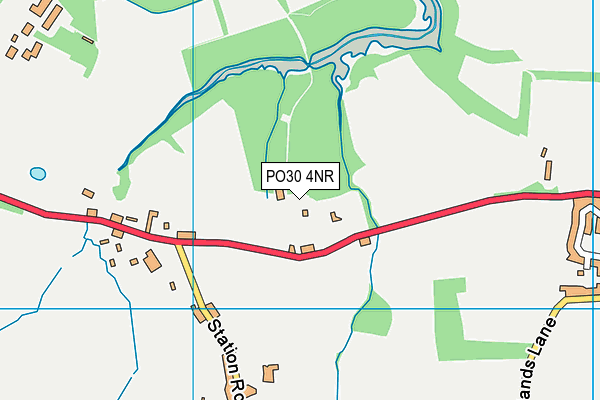 PO30 4NR map - OS VectorMap District (Ordnance Survey)