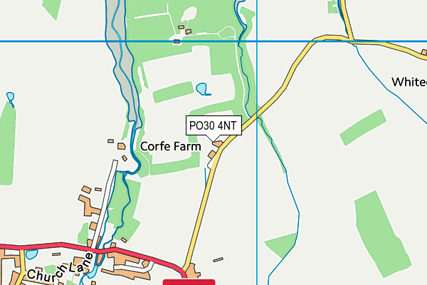 PO30 4NT map - OS VectorMap District (Ordnance Survey)