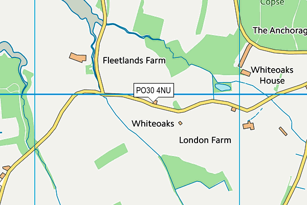 PO30 4NU map - OS VectorMap District (Ordnance Survey)