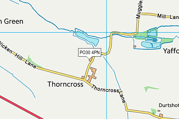 PO30 4PN map - OS VectorMap District (Ordnance Survey)