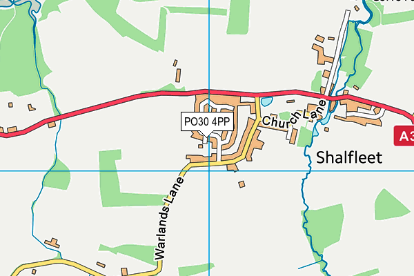 PO30 4PP map - OS VectorMap District (Ordnance Survey)