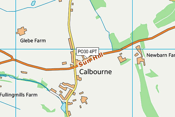 PO30 4PT map - OS VectorMap District (Ordnance Survey)