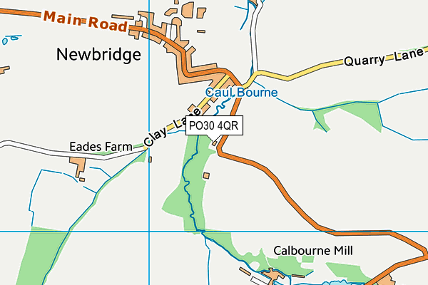 PO30 4QR map - OS VectorMap District (Ordnance Survey)