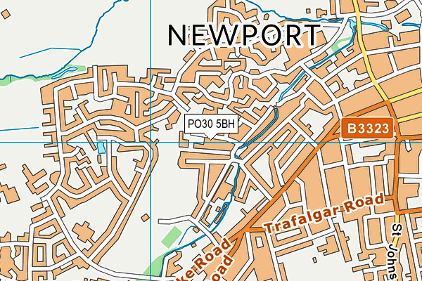 PO30 5BH map - OS VectorMap District (Ordnance Survey)