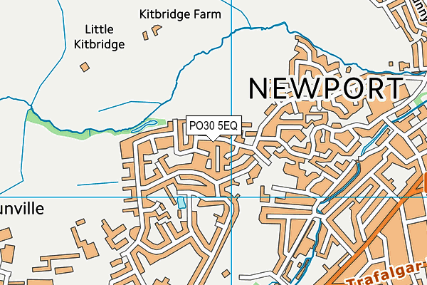 PO30 5EQ map - OS VectorMap District (Ordnance Survey)