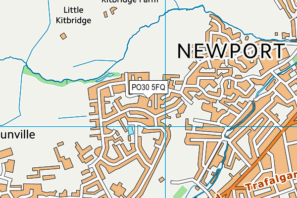 PO30 5FQ map - OS VectorMap District (Ordnance Survey)