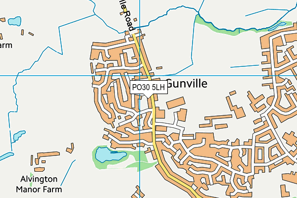 PO30 5LH map - OS VectorMap District (Ordnance Survey)