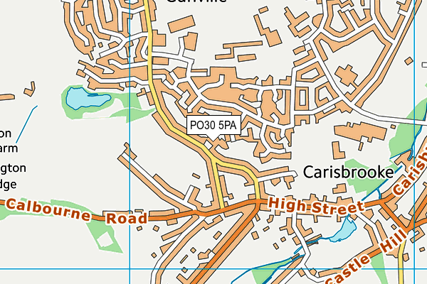 PO30 5PA map - OS VectorMap District (Ordnance Survey)