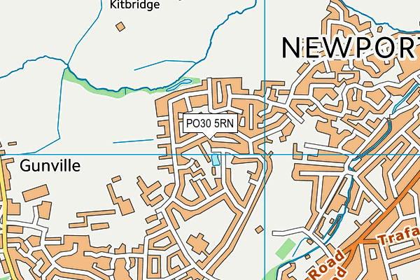 PO30 5RN map - OS VectorMap District (Ordnance Survey)