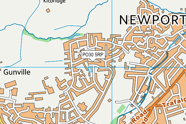 PO30 5RP map - OS VectorMap District (Ordnance Survey)