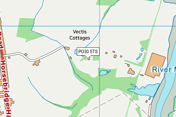 PO30 5TS map - OS VectorMap District (Ordnance Survey)