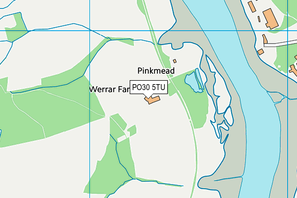 PO30 5TU map - OS VectorMap District (Ordnance Survey)