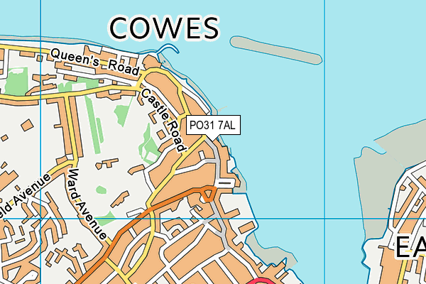 PO31 7AL map - OS VectorMap District (Ordnance Survey)