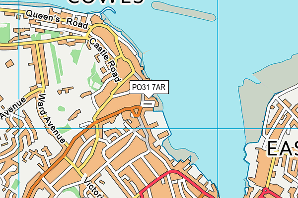 PO31 7AR map - OS VectorMap District (Ordnance Survey)