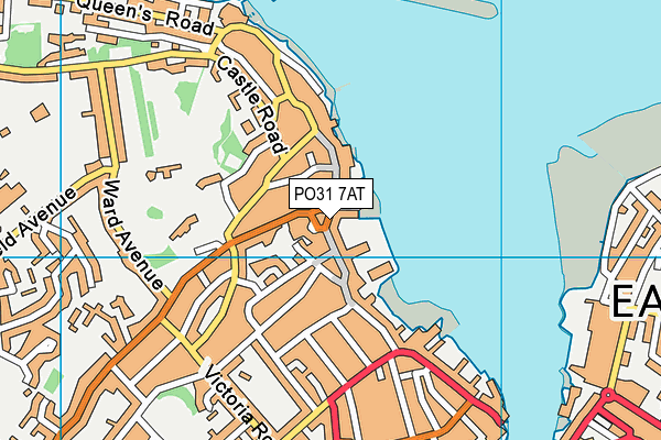 PO31 7AT map - OS VectorMap District (Ordnance Survey)