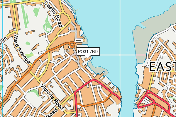 PO31 7BD map - OS VectorMap District (Ordnance Survey)