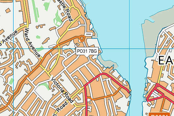 PO31 7BG map - OS VectorMap District (Ordnance Survey)