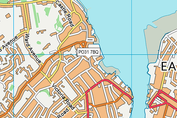 PO31 7BQ map - OS VectorMap District (Ordnance Survey)