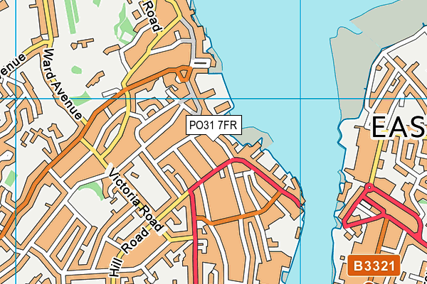 PO31 7FR map - OS VectorMap District (Ordnance Survey)