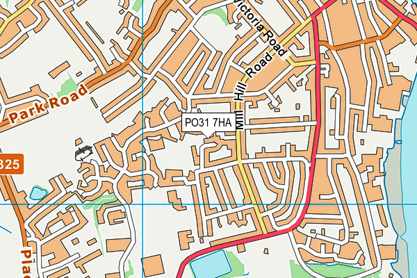 PO31 7HA map - OS VectorMap District (Ordnance Survey)