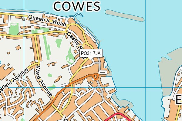 PO31 7JA map - OS VectorMap District (Ordnance Survey)