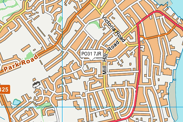 PO31 7JR map - OS VectorMap District (Ordnance Survey)
