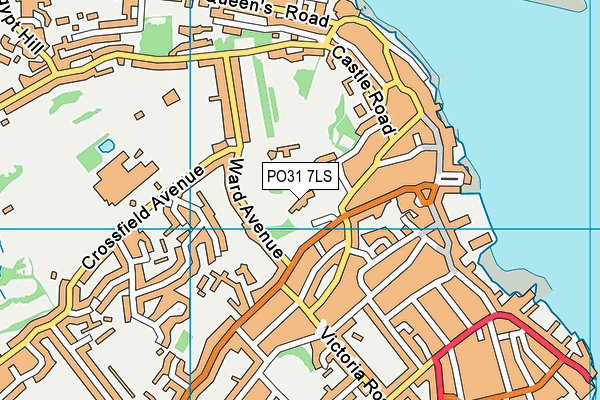 PO31 7LS map - OS VectorMap District (Ordnance Survey)
