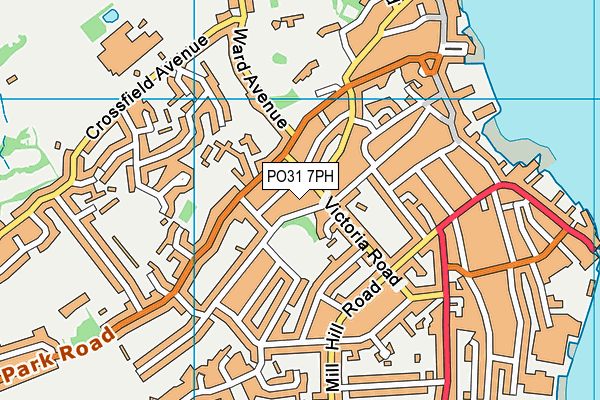 Map of COWES VICTORIA MEWS LIMITED at district scale