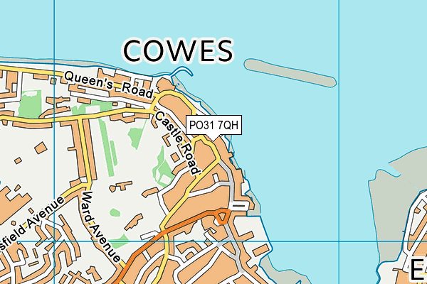 PO31 7QH map - OS VectorMap District (Ordnance Survey)