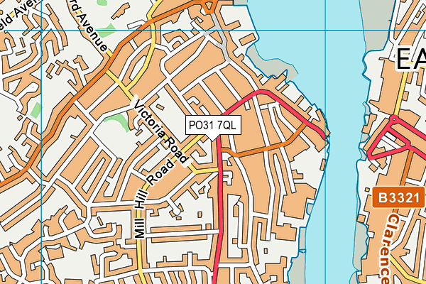 PO31 7QL map - OS VectorMap District (Ordnance Survey)