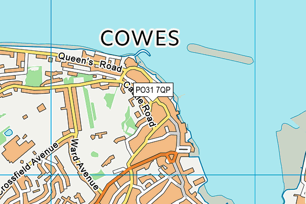 PO31 7QP map - OS VectorMap District (Ordnance Survey)