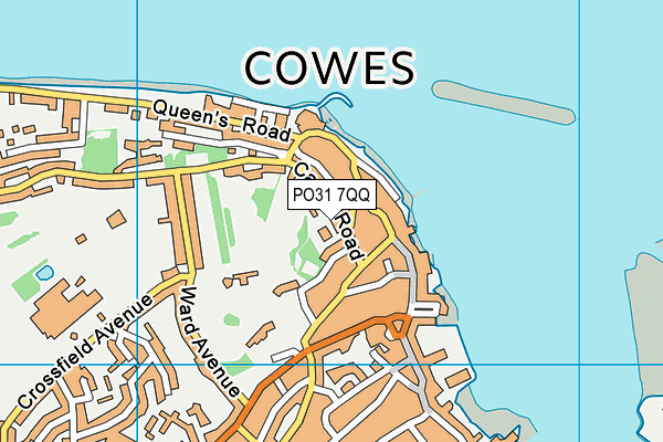 PO31 7QQ map - OS VectorMap District (Ordnance Survey)