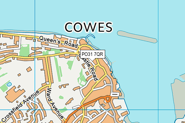 PO31 7QR map - OS VectorMap District (Ordnance Survey)