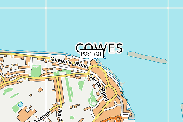 PO31 7QT map - OS VectorMap District (Ordnance Survey)