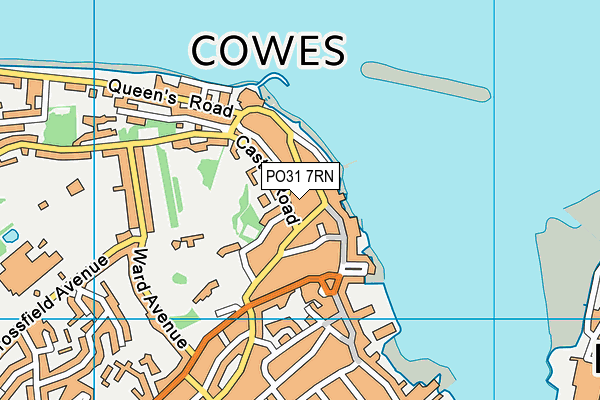 PO31 7RN map - OS VectorMap District (Ordnance Survey)