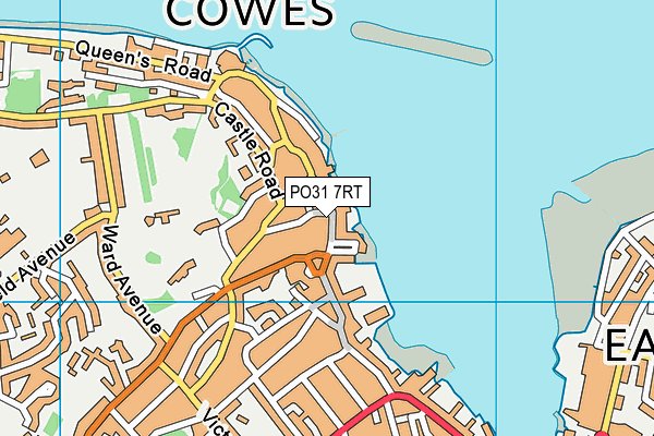 PO31 7RT map - OS VectorMap District (Ordnance Survey)