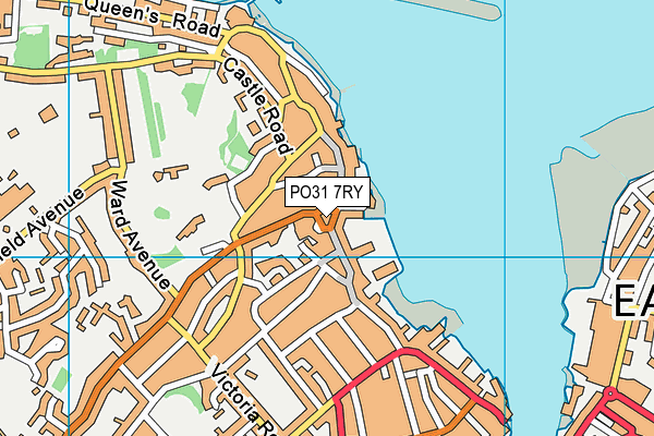 PO31 7RY map - OS VectorMap District (Ordnance Survey)