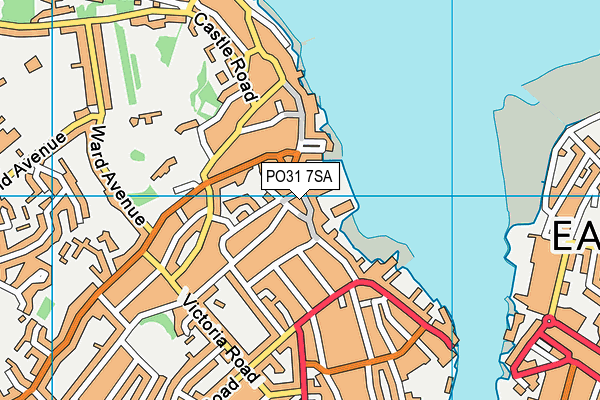 PO31 7SA map - OS VectorMap District (Ordnance Survey)