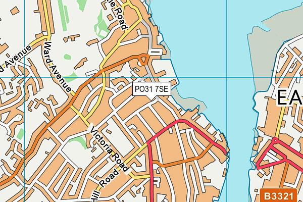 PO31 7SE map - OS VectorMap District (Ordnance Survey)